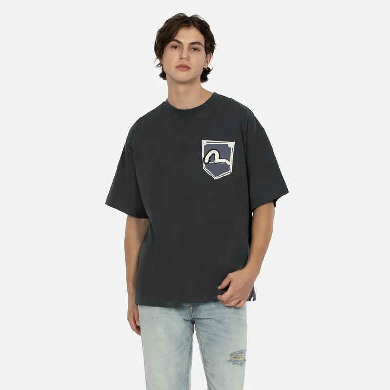 EVISU Short Sleeved T Shirts Men's-10