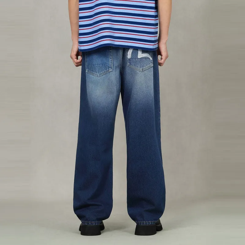 EVISU Jeans Men Denim Blue-2