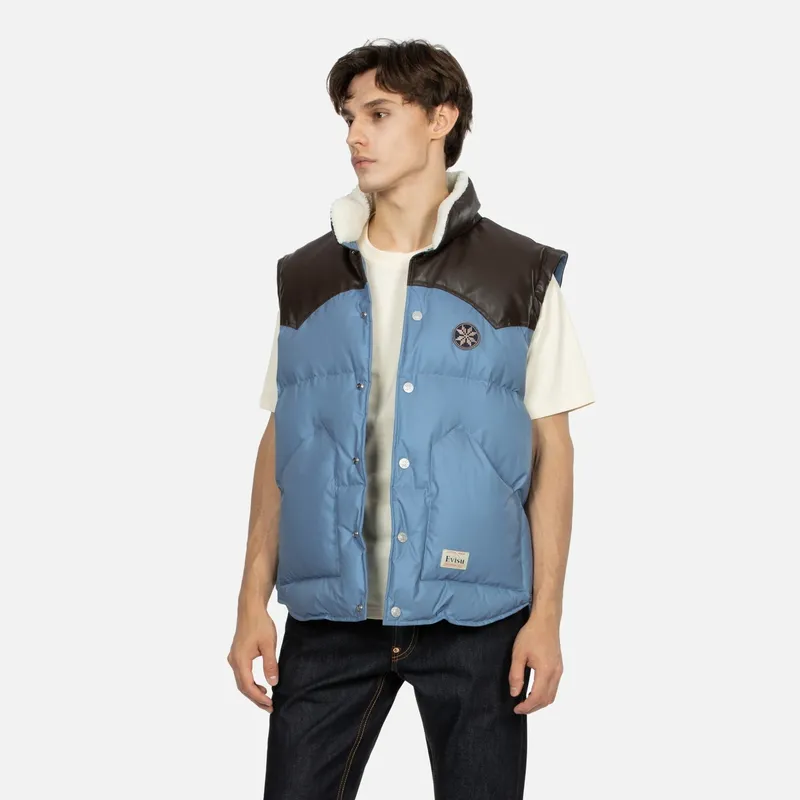 EVISU Down Jackets Men Dark Blue-7