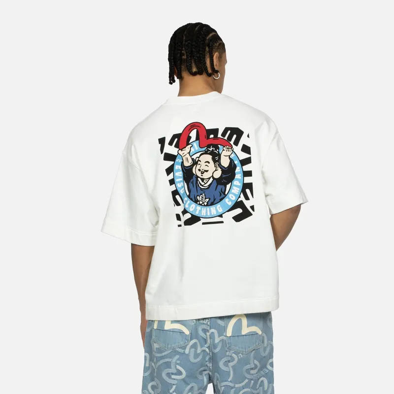 EVISU Sweatshirts Men White-2