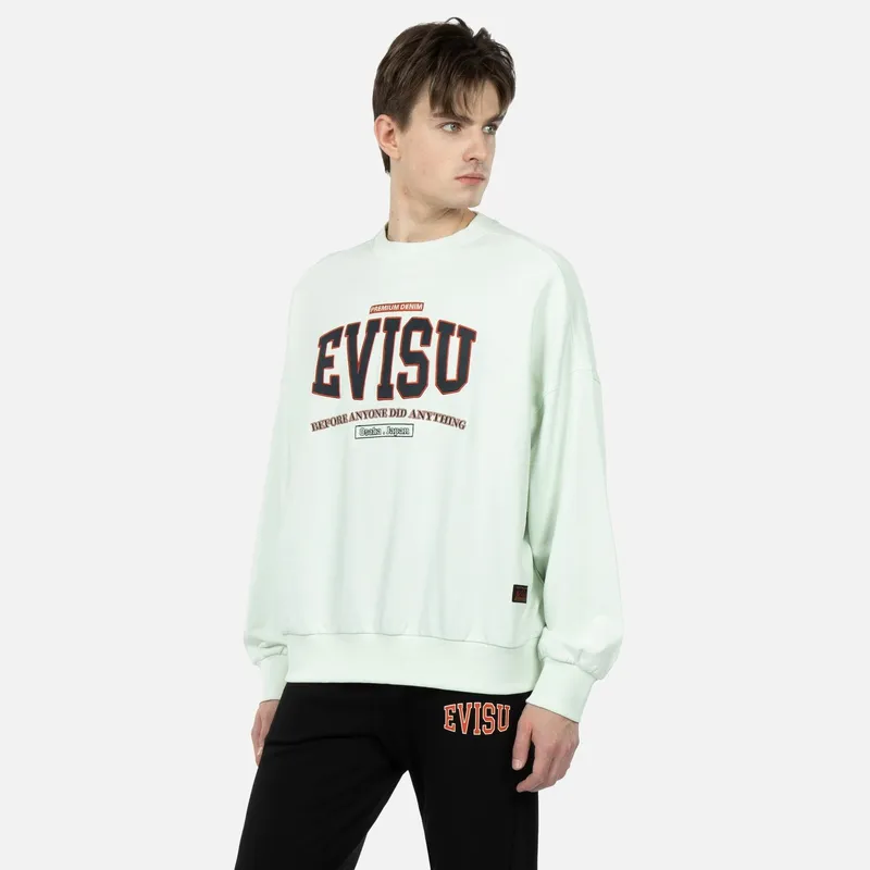 EVISU Sweatshirts Men Ivory-2