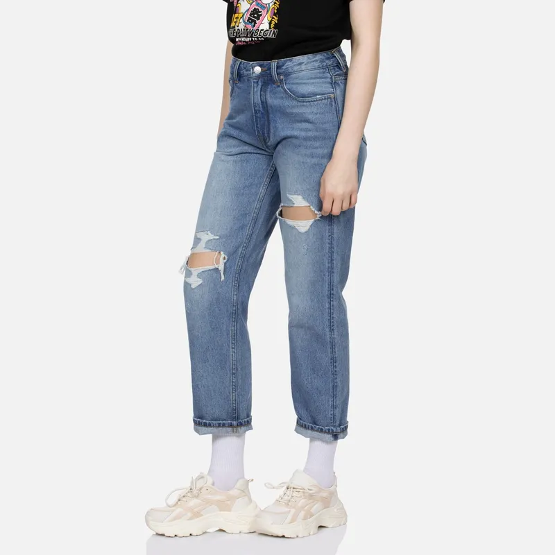EVISU Jeans Women's Denim Blue-3
