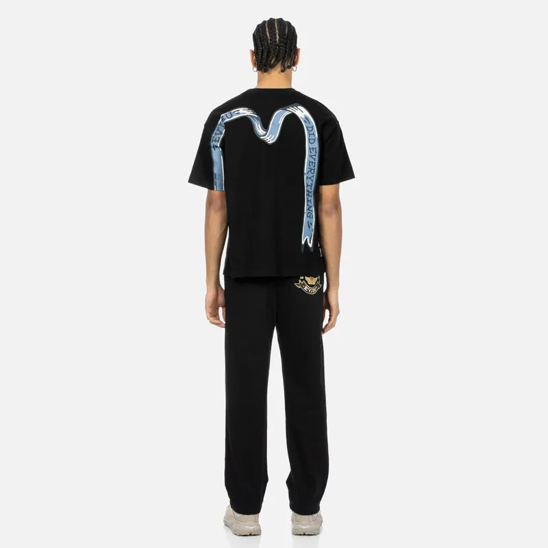 EVISU Casual Pants Men Black-4