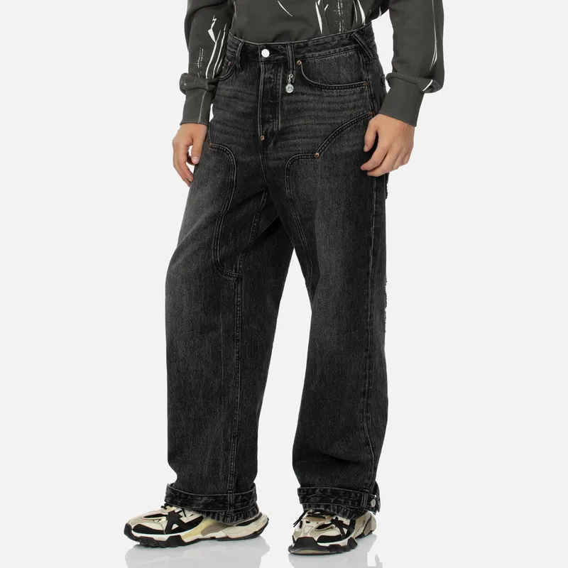 EVISU Jeans Men Denim Black-3