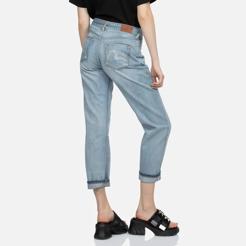 EVISU Jeans Women's Denim Blue-4