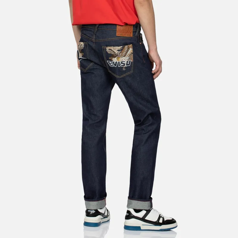 EVISU Jeans Men Denim Blue-3