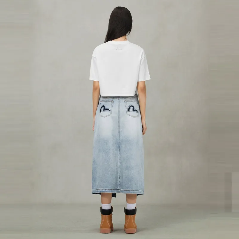 EVISU 2025 Summer Casual Long Skirt Women's-4