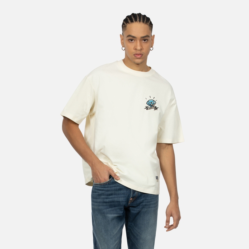 【EVISU】ダイヤモンド ダルマ プリント Tシャツ コットン Diamond Daruma Print Loose Fit T-shirt – EVISU