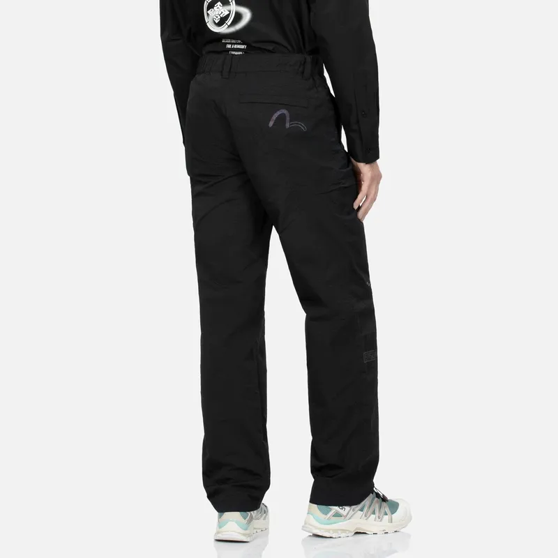 EVISU Cargo Pants Men Black-3
