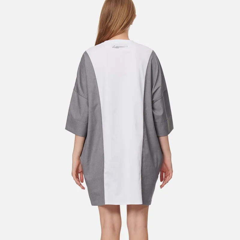 EVISU Short Sleeved Dresses Unisex White-3