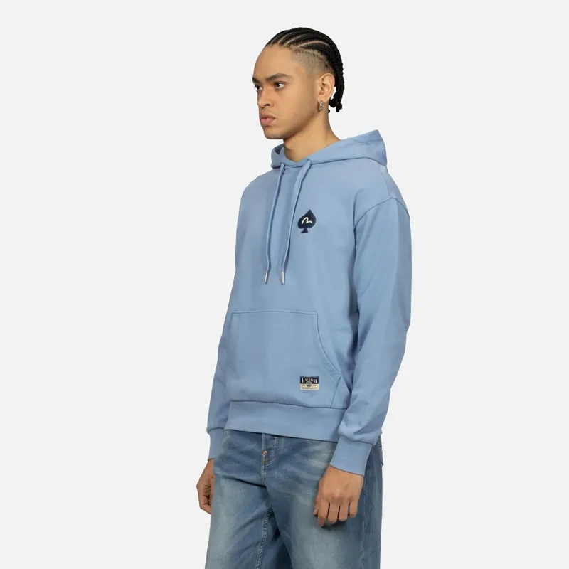 EVISU SS24 Unisex Sweatshirt Men's Gray Blue-4