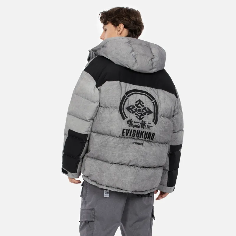 EVISU Down Jackets Men Gray-2