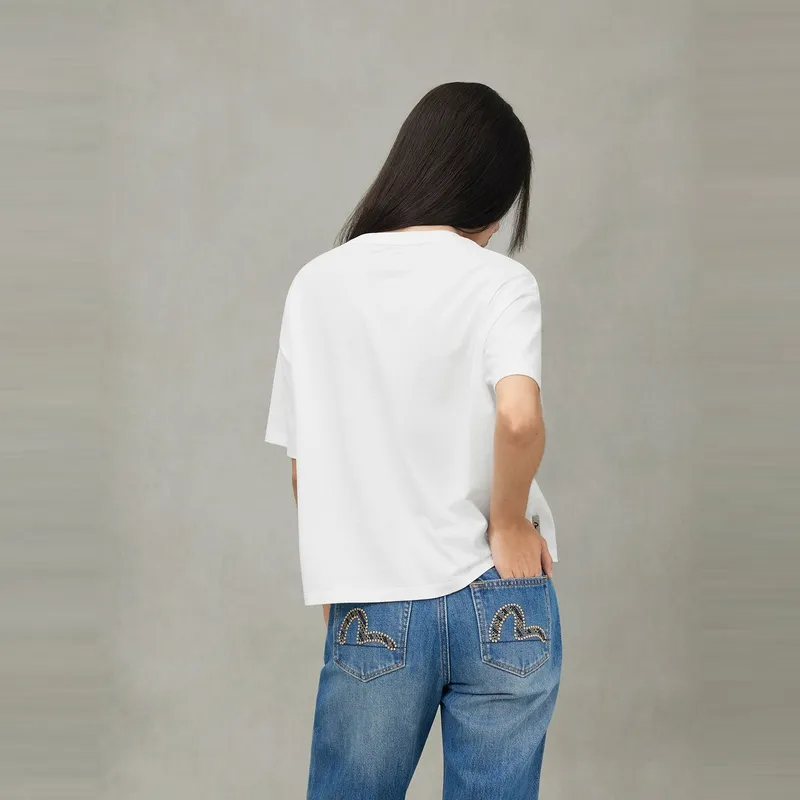 EVISU SS25 T Shirt Women's White-2