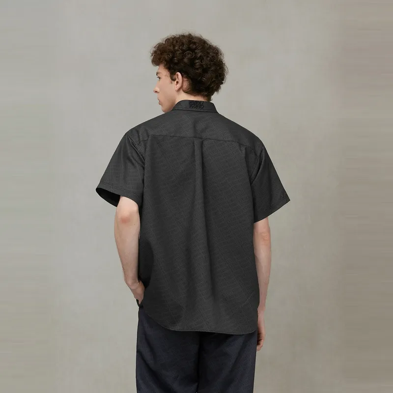EVISU KURO 2025 Summer Shirt Men's Black-3