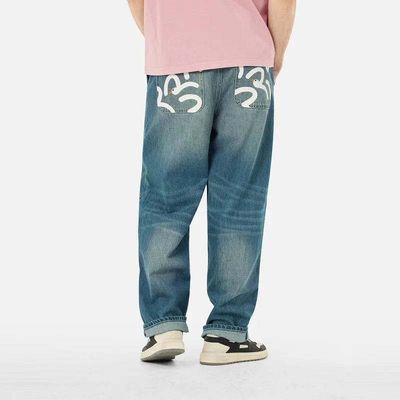 EVISU SS25 Jeans Men's Denim Blue-2