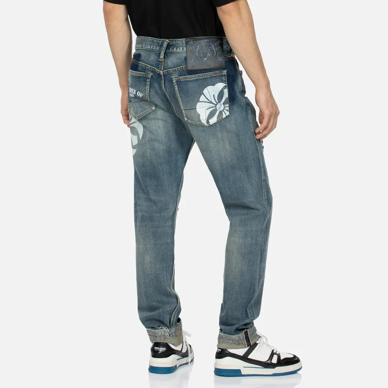 EVISU Jeans Men Denim Blue-3