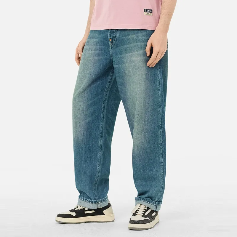 EVISU SS25 Jeans Men's Denim Blue-3