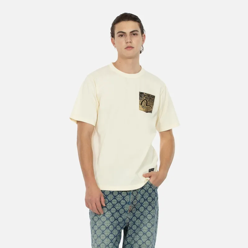 EVISU Auspicious Cloud Embroidery T shirt-2
