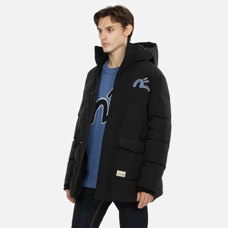 EVISU Down Jackets Men Black-3
