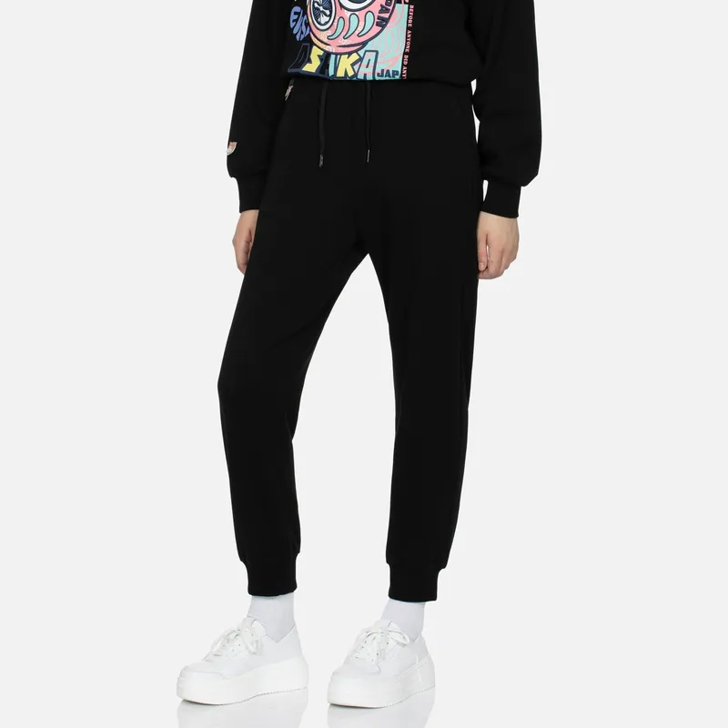 EVISU Casual Pants Women's Black-3