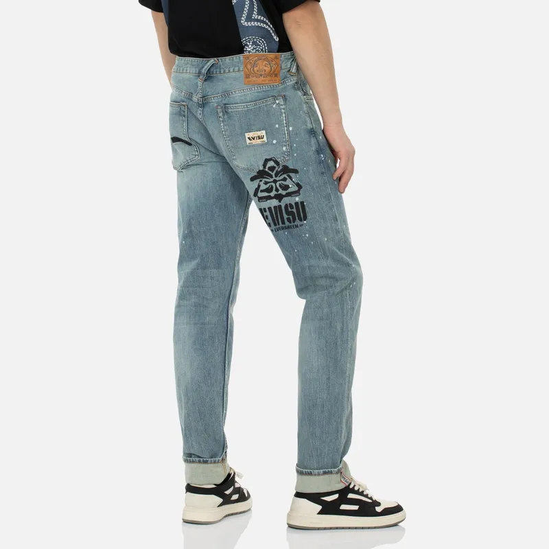 EVISU Jeans Men Denim Blue-2