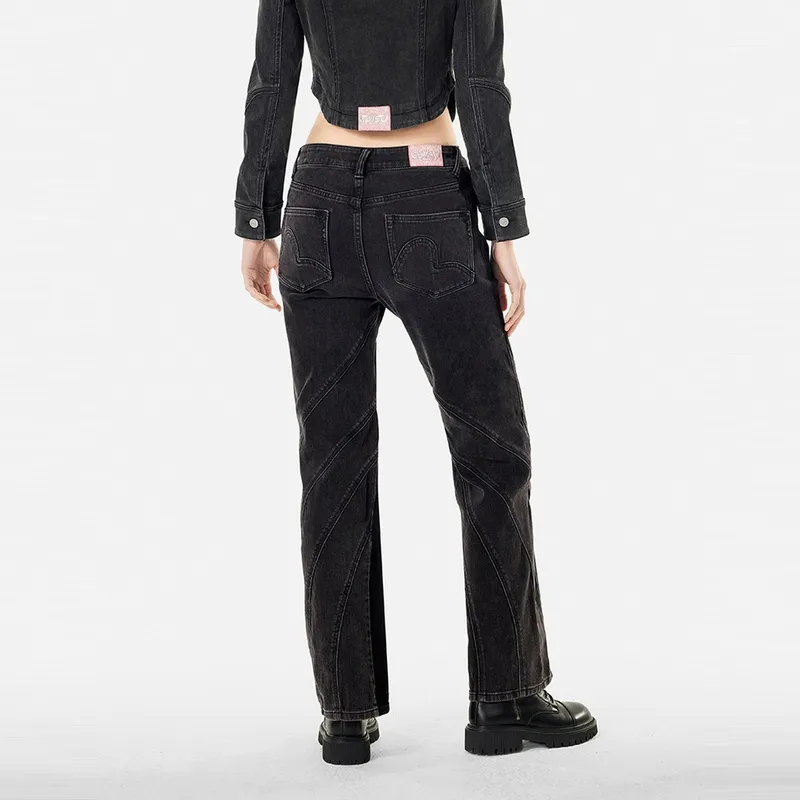 EVISU Jeans Women's Denim Black-2