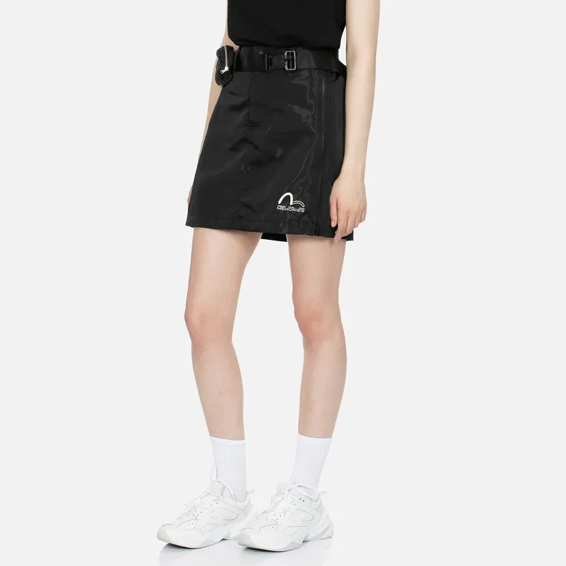 EVISU Cargo Short Skirts Women's Black-2