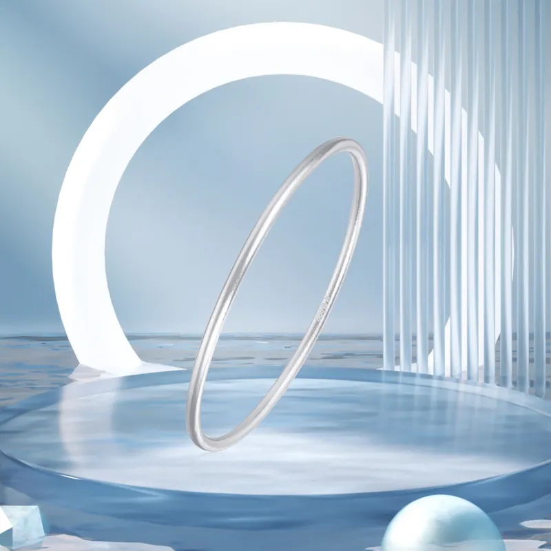 STQ 999 Fine Silver Bangles Women's-4