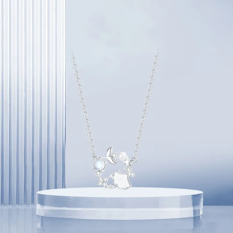 STQ S999 Fine Silver Necklaces Women's Gift Box Set-3