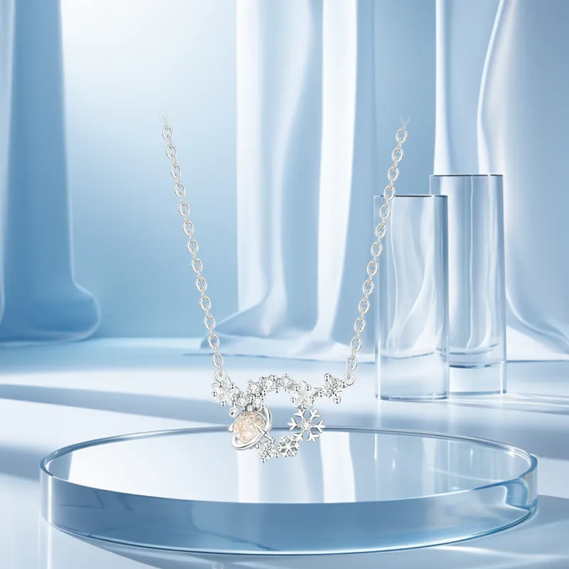 STQ S925 Silver Necklaces Women's Gift Box Set-5