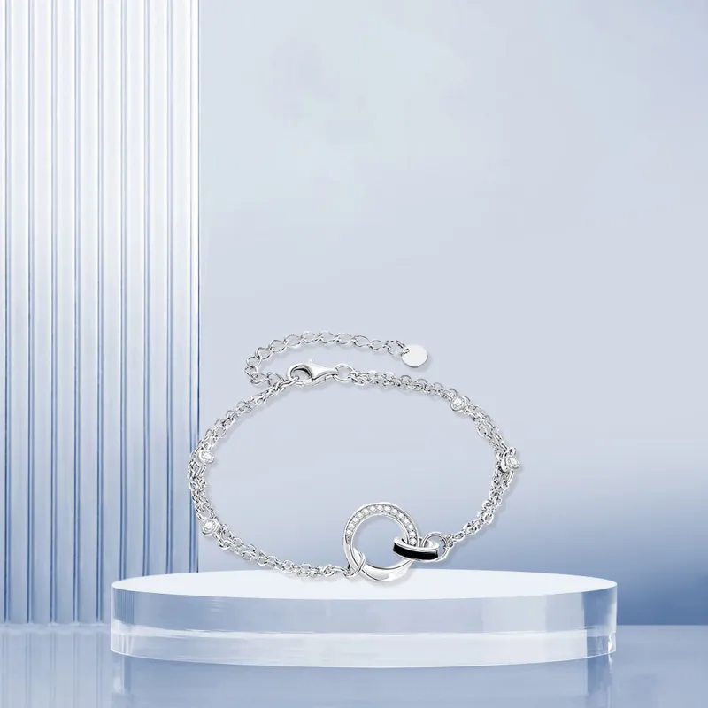 STQ S925 Silver Bracelets Unisex-5