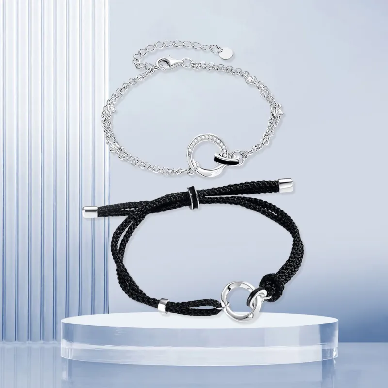 STQ S925 Silver Bracelets Unisex-10