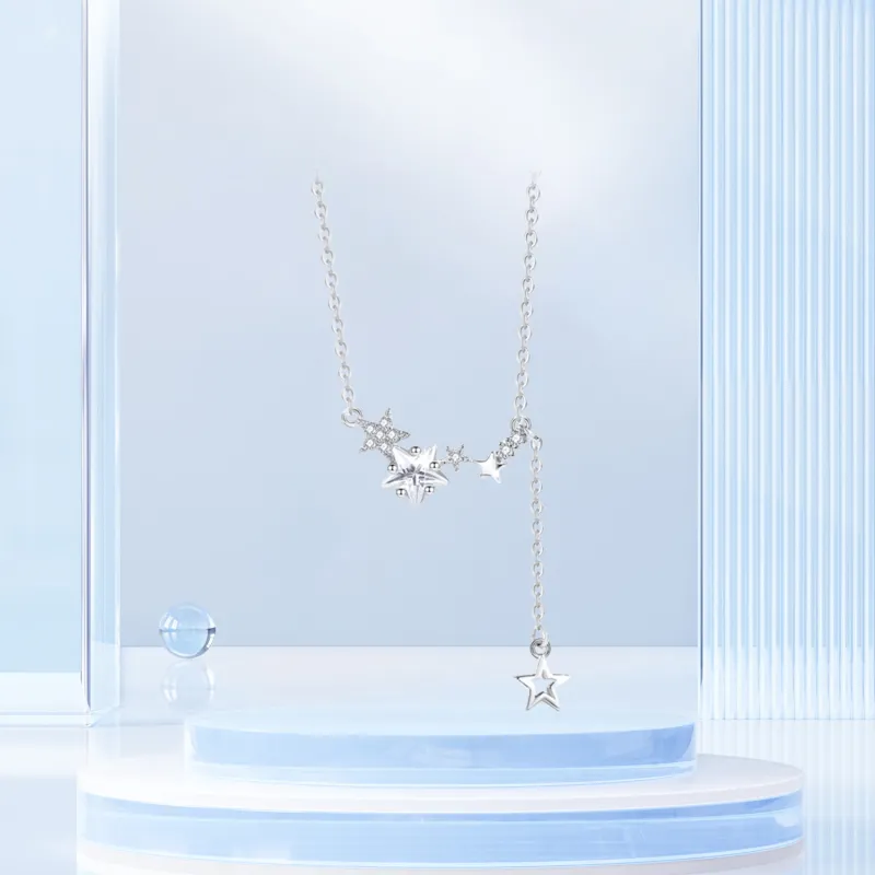 STQ S925 Silver Necklaces Women's Gift Box Set-4