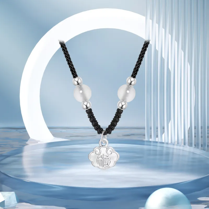 STQ S999 Fine Silver Necklaces Unisex-10
