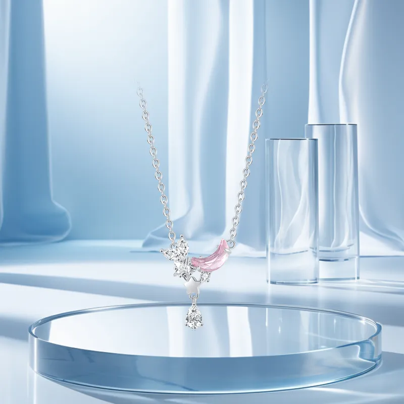 STQ S925 Silver Necklaces Women's Gift Box Set-5
