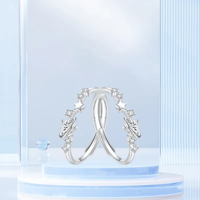 STQ S999 Fine Silver Rings Women's-4