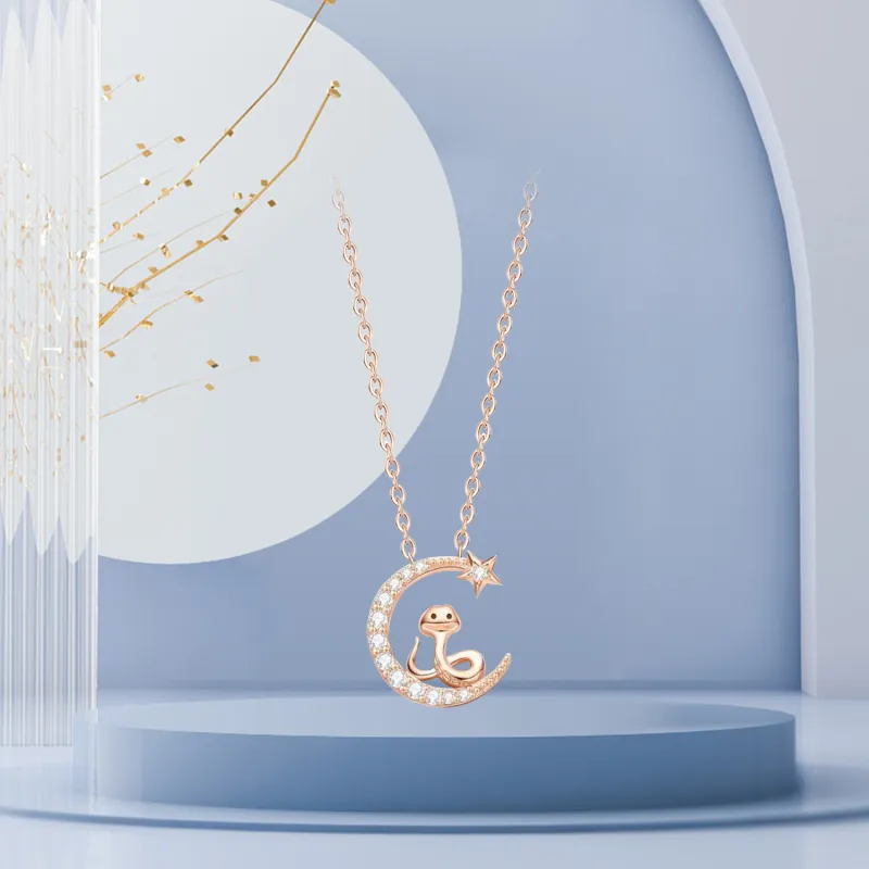 STQ S925 Silver Necklaces Women's-9