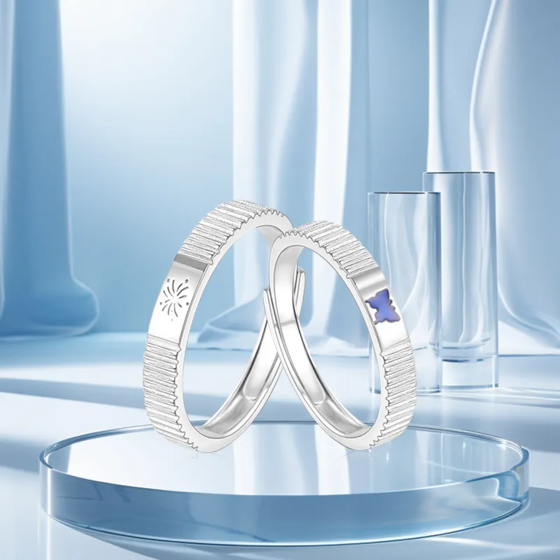 STQ S999 Fine Silver Rings Unisex-5