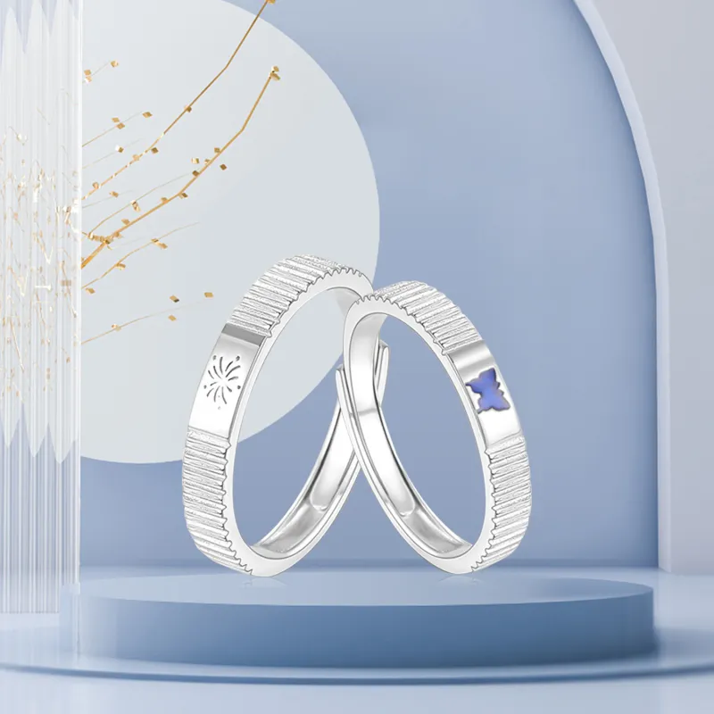 STQ S999 Fine Silver Rings Unisex-1