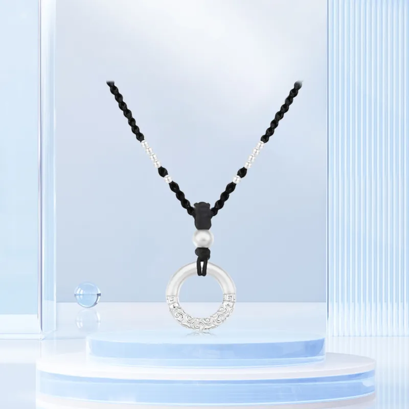 STQ S999 Fine Silver Necklaces Unisex-10