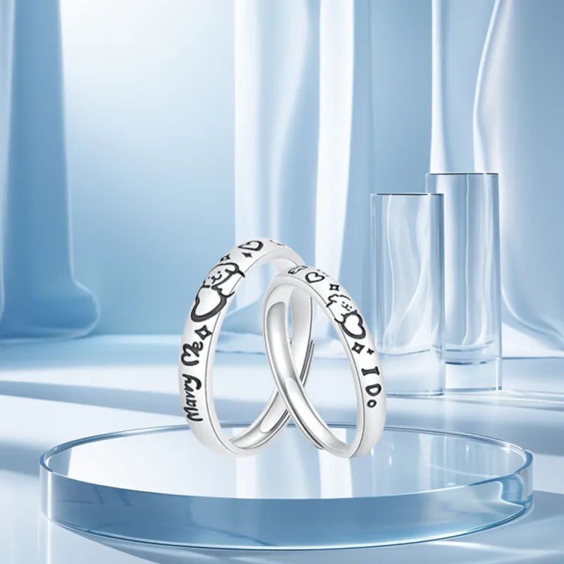 STQ S999 Fine Silver Rings Unisex-5