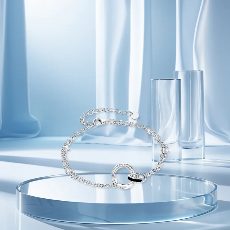 STQ S925 Silver Bracelets Unisex-7