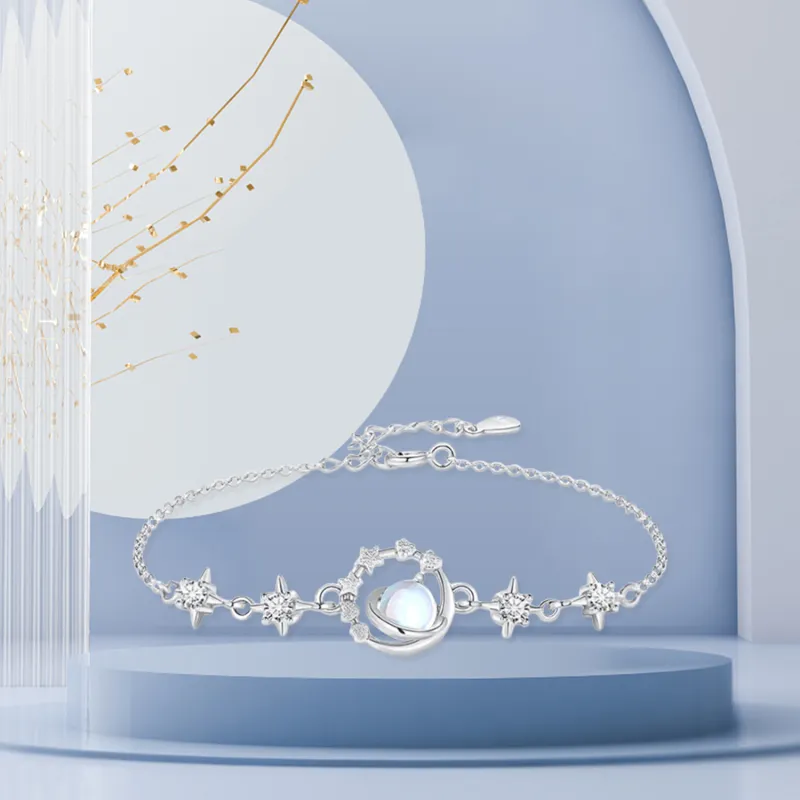 STQ S925 Silver Bracelets Women's Gift Box Set-1