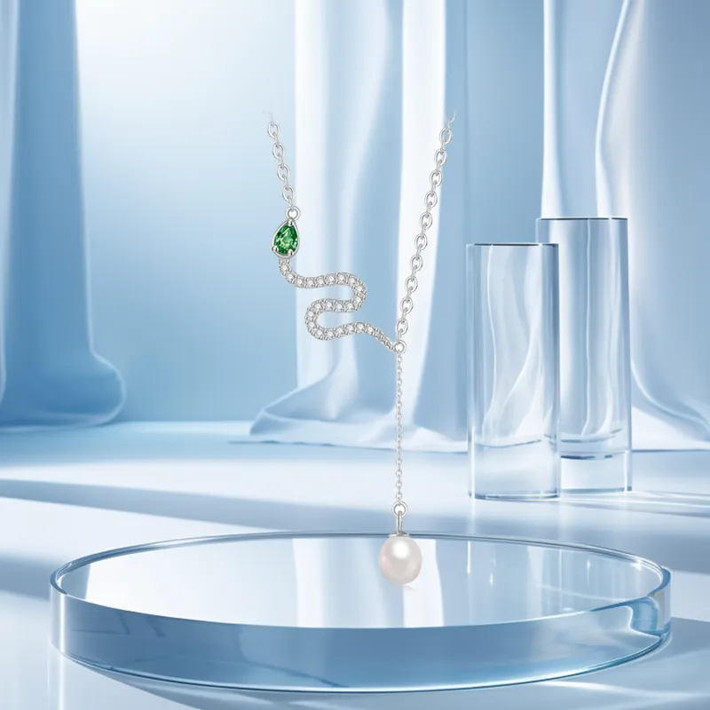 STQ S925 Silver Necklaces Women's Gift Box Set-5