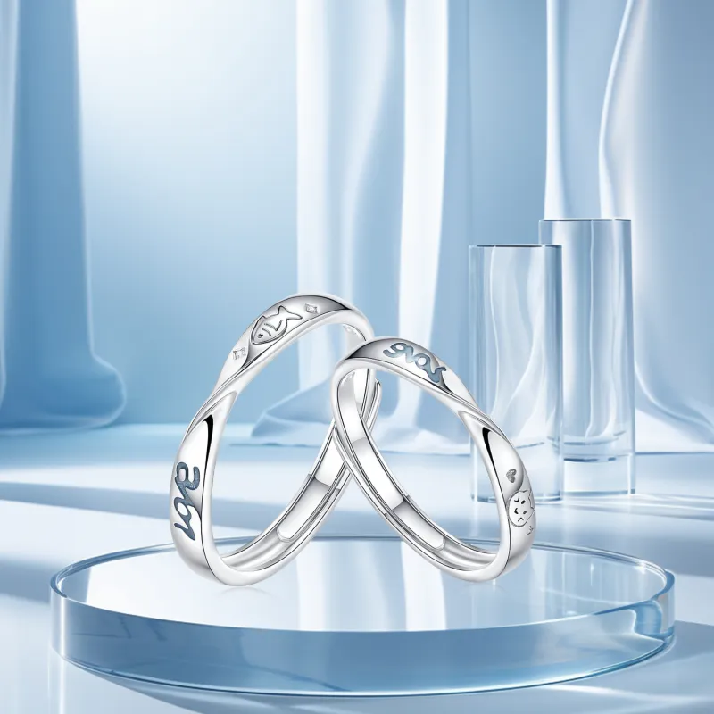 STQ 925 Sterling Silver Rings Unisex-3