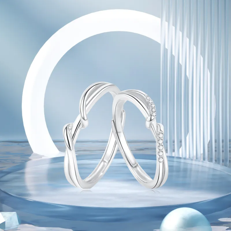 STQ S999 Fine Silver Rings Unisex-4