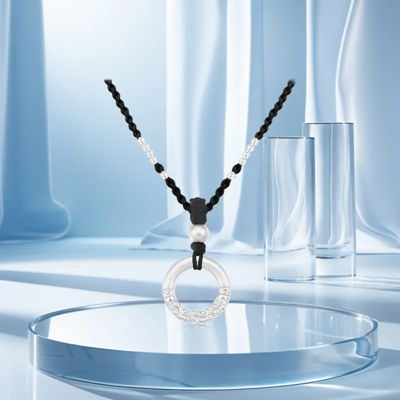 STQ S999 Fine Silver Necklaces Unisex-11