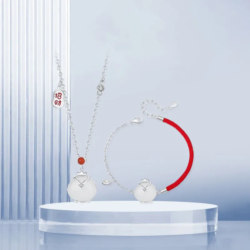 STQ S925 Silver Necklaces Women's Gift Box Set-10