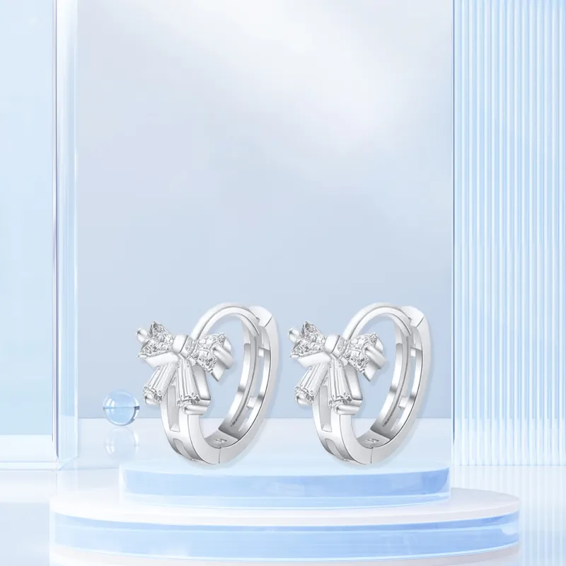 STQ S925 Silver Earrings Women's-4