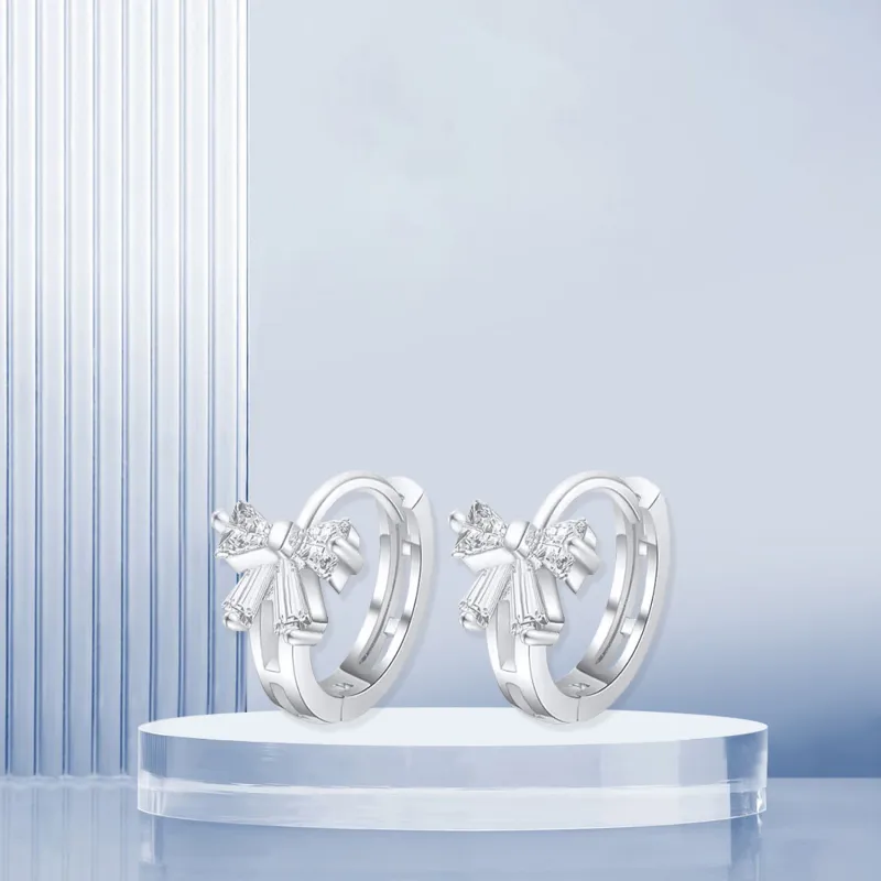 STQ S925 Silver Earrings Women's-3